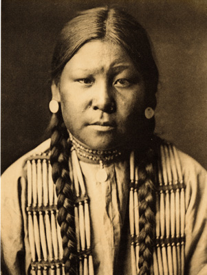 CHEYENNE GIRL  EDWARD CURTIS NORTH AMERICAN INDIAN PHOTO
